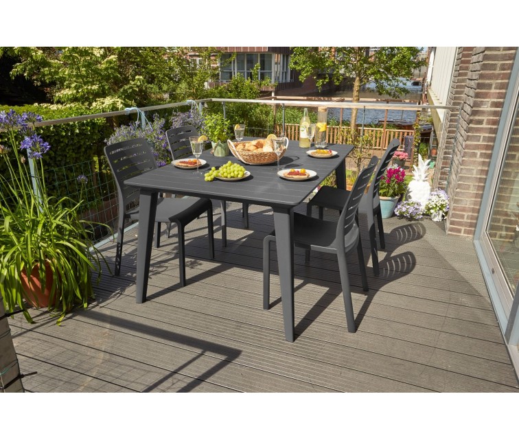 Garden table Lima 160 grey