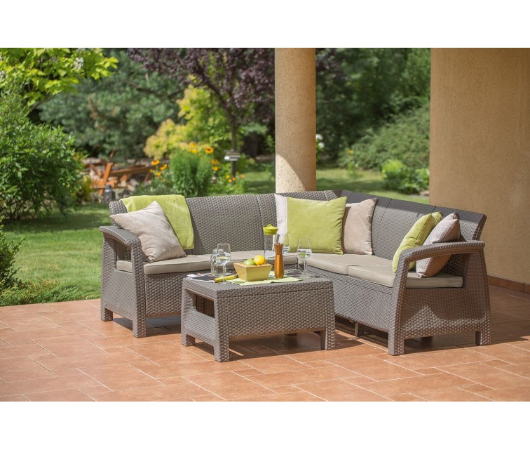 Garden furniture set Corfu Relax beige