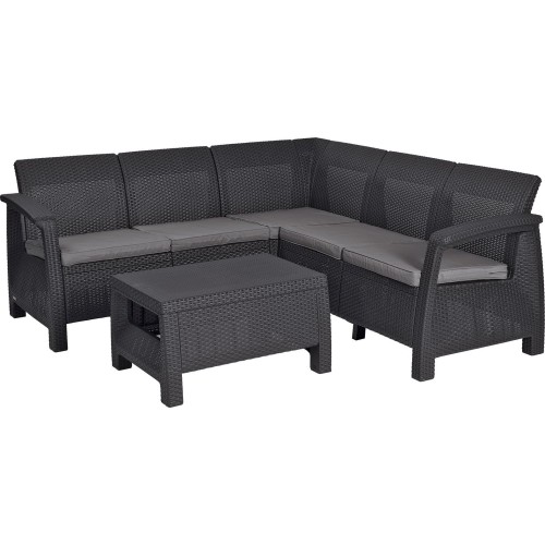 Garden furniture set Corfu Relax Set grey  Garden furniture set Corfu Relax Set grey