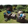 Garden furniture set Corfu Set brown
