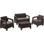 Garden furniture set Corfu Set brown