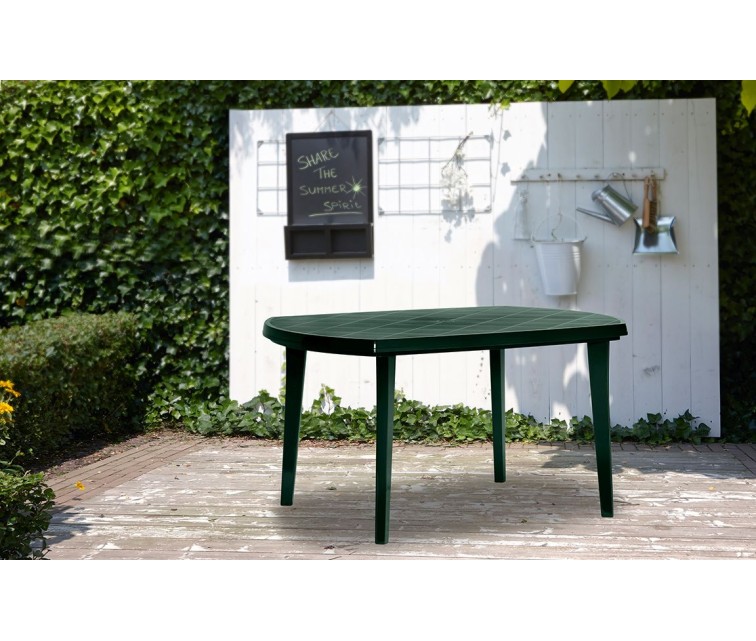 Garden table Elise dark green