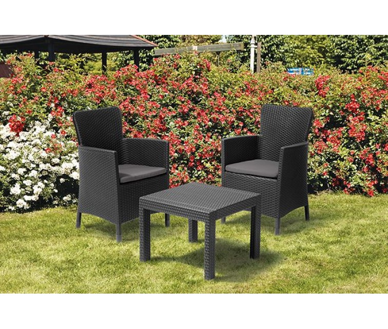 Garden furniture set Salvador Balcony Set grey