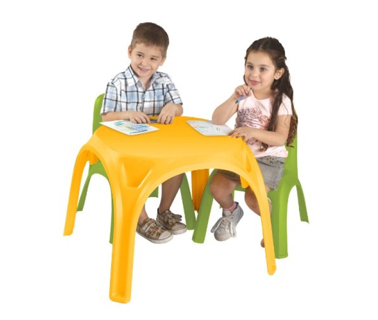 Bērnu galdiņš Kids Table rozā