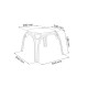 Bērnu galdiņš Kids Table zaļš Bērnu galdiņš Kids Table zaļš