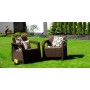 Garden chairs Corfu Duo Set brown