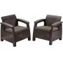 Garden chairs Corfu Duo Set brown Garden chairs Corfu Duo Set brown
