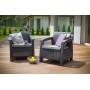 Garden chairs Corfu Duo Set grey