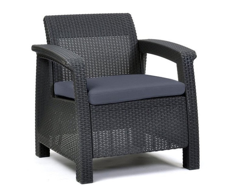 Garden chairs Corfu Duo Set grey