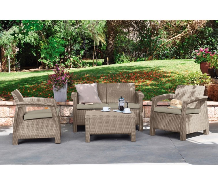 Garden furniture set Corfu Set beige