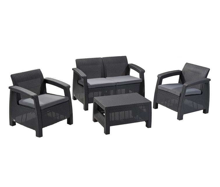 Garden furniture set Corfu Set grey