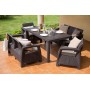 Garden furniture set Corfu Fiesta Set brown