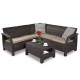 Dārza mēbeļu komplekts Corfu Relax Set brūns Dārza mēbeļu komplekts Corfu Relax Set brūns