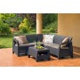 Garden furniture set Corfu Relax Set brown