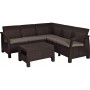 Garden furniture set Corfu Relax Set brown