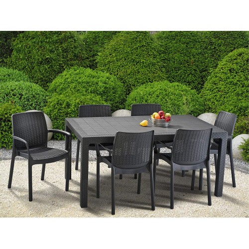 Garden table Melody grey Garden table Melody grey