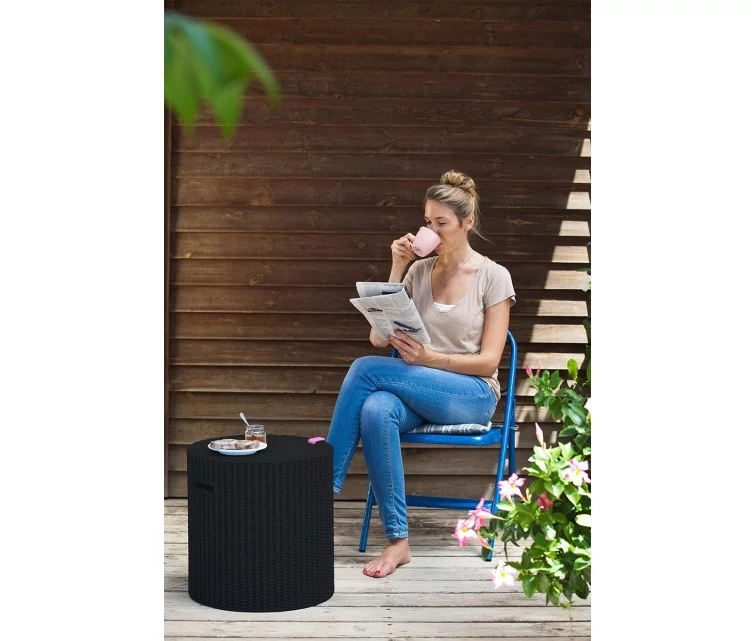Dārza galdiņš/uzglabāšanas kaste Cool Stool brūns Dārza galdiņš/uzglabāšanas kaste Cool Stool brūns