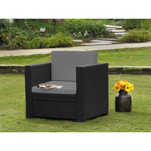 Garden chair Provence Armchair grey