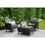 Garden furniture set Salemo Balcony Set grey