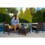 Garden furniture set Salemo Set brown Garden furniture set Salemo Set brown