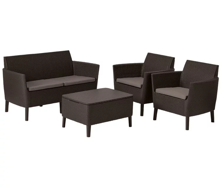 Garden furniture set Salemo Set brown Garden furniture set Salemo Set brown