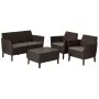 Garden furniture set Salemo Set brown Garden furniture set Salemo Set brown
