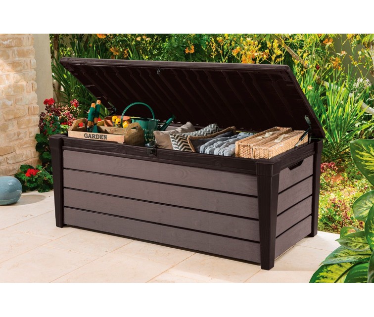 Uzglabāšanas kaste Brushwood Storage Box 454L brūna Uzglabāšanas kaste Brushwood Storage Box 454L brūna