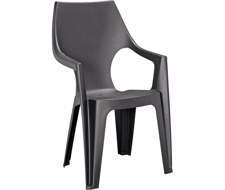 Garden chair Dante High Back grey