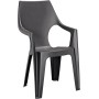 Garden chair Dante High Back grey