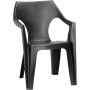 Garden chair Dante Low Back grey