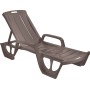 Sun lounger Florida beige