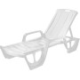 Sun lounger Florida white