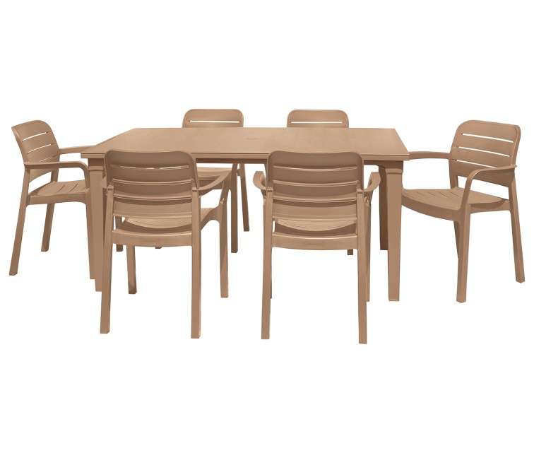 Garden table Futura beige