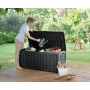 Garden storage box / bench Glenwood Storage Box 390 L - grey