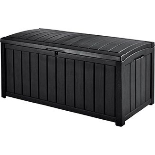 Garden storage box / bench Glenwood Storage Box 390 L - grey