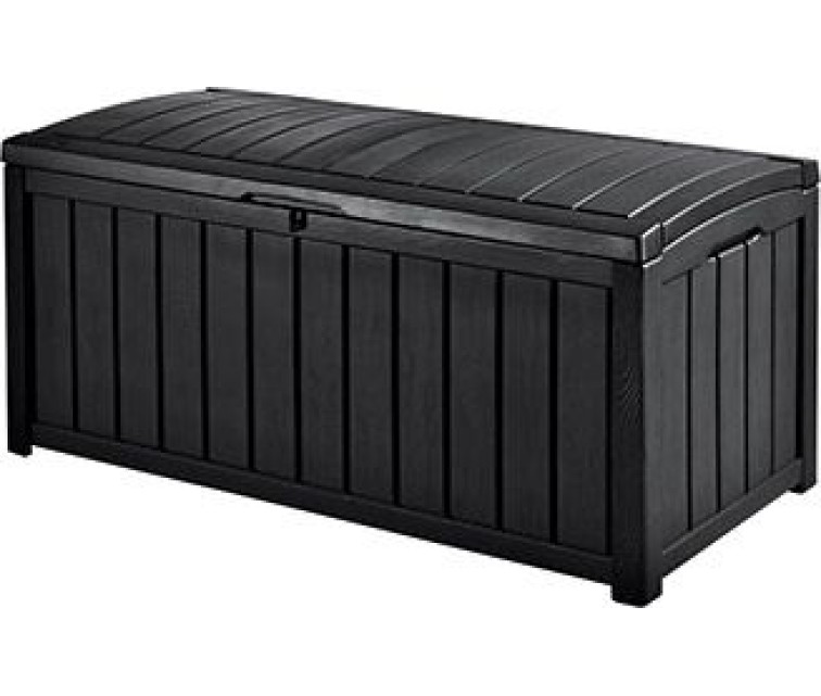 Dārza uzglabāšanas kaste / sols Glenwood Storage Box 390 L - pelēka