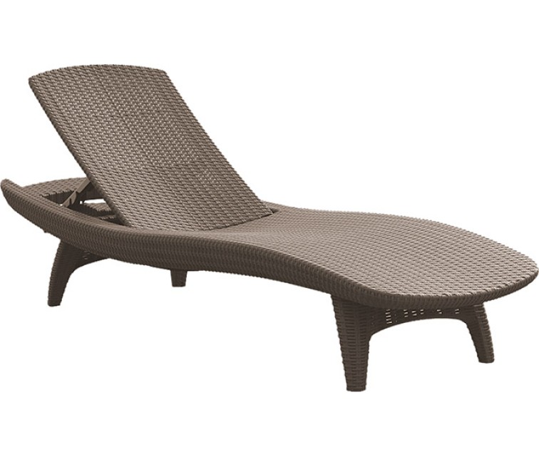 ( DEFECT IN BOTTOM ) Sun lounger Pacific beige