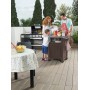 ( WITHOUT PACKAGING + ASSEMBLED ) Grill table Unity 105L grey