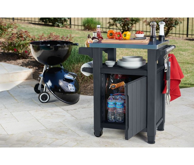 Grill table Unity 105L grey