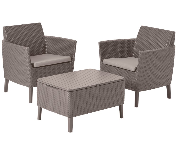 Garden furniture set Salemo Balcony Set beige