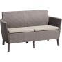 Садовый диван для двоих Salemo 2 Seater Sofa бежевый