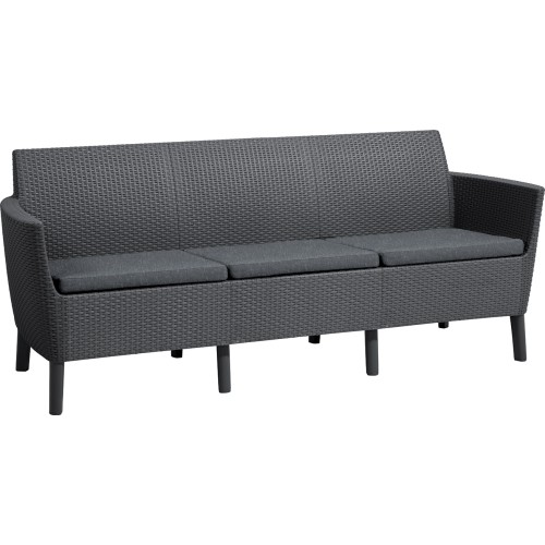 Salemo 3 Seater Sofa grey Salemo 3 Seater Sofa grey