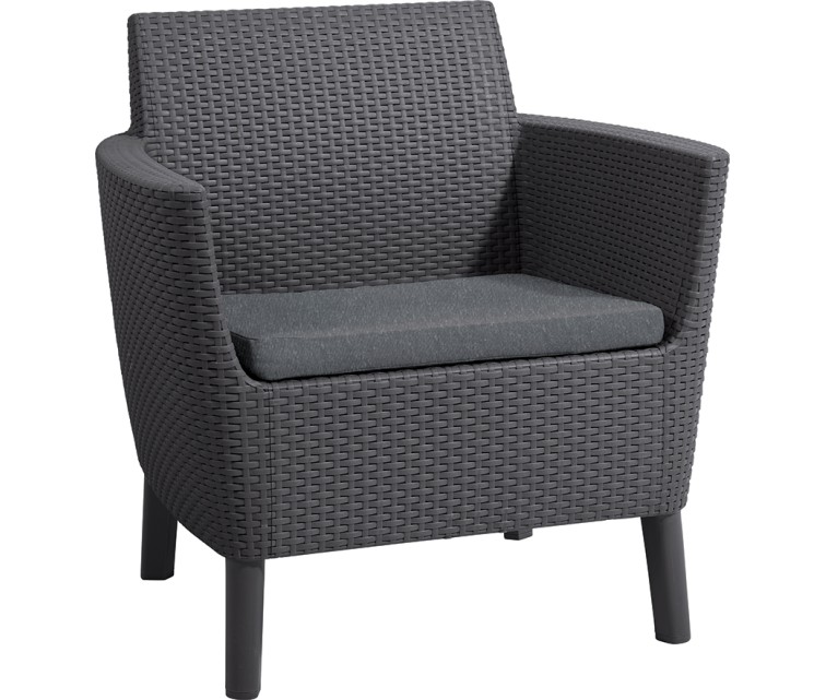 Garden chairs 2pcs. Salemo Duo grey