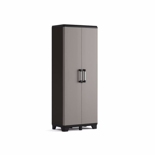 Skapis Pro Tall Cabinet 68x39x173cm pelēks/melns Skapis Pro Tall Cabinet 68x39x173cm pelēks/melns