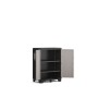 Skapis Pro Base Cabinet 68x39x90cm pelēks/melns