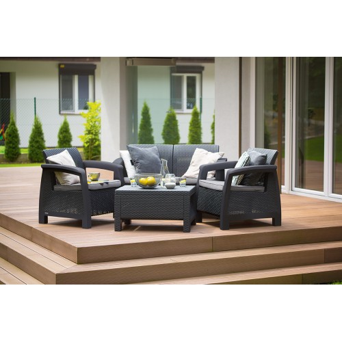 Garden furniture set Bahamas Set grey