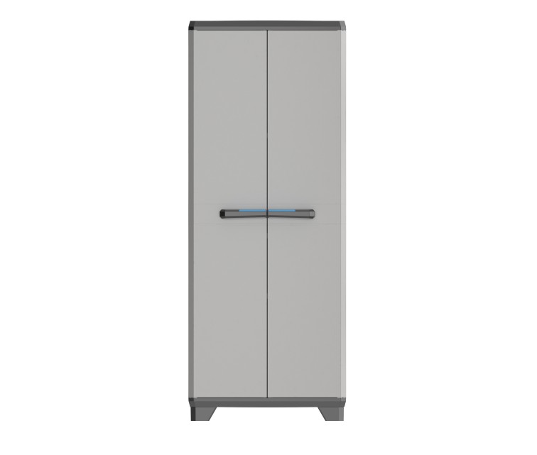 Skapis Linear Tall Cabinet 68x39x173cm melns/pelēks/tumši zils