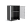 Skapis Linear Base Cabinet 68x39x90cm melns/pelēks/tumši zils