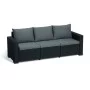 Garden sofa California 3 Seater Sofa grey Garden sofa California 3 Seater Sofa grey