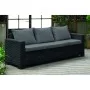 Garden sofa California 3 Seater Sofa grey Garden sofa California 3 Seater Sofa grey
